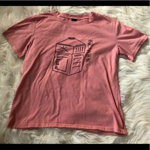 Pink Cute Milk Shirt / SHEIN / Small